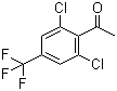 2',6'-二氯-4'-(三氟甲基)苯乙酮分子结构 (CAS 175205-88-6)