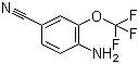 structure of CAS# 175278-23-6, 4-Amino-3-(trifluoromethoxy)benzonitrile