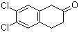 structure of CAS# 17556-22-8, 6,7-二氯-3,4-二氢-1H-2-萘酮