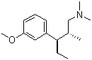 (2R,3R)-3-(3-甲氧基苯基)-N,N,2-三甲基戊胺分子结构 (CAS 175591-22-7)