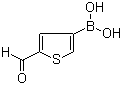 structure of CAS# 175592-59-3, 2-醛基噻吩-4-硼酸