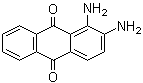 structure of CAS# 1758-68-5, 1,2-二氨基蒽醌
