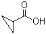 structure of CAS# 1759-53-1, Cyclopropanecarboxylic acid