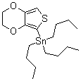 三丁基(2,3-二氢噻吩并[3,4-b]-[1,4]二恶英-5-基)锡烷分子结构 (CAS 175922-79-9)