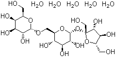 structure of CAS# 17629-30-0, D(+)-五水棉子糖