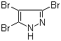 structure of CAS# 17635-44-8, 3,4,5-三溴吡唑