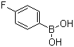 4-氟苯硼酸分子结构 (CAS 1765-93-1)