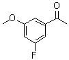 1-(3-氟-5-甲氧基苯基)乙酮分子结构 (CAS 176548-87-1)