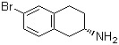 (S)-(6-溴-1,2,3,4-四氢-2-萘基)胺分子结构 (CAS 176707-78-1)