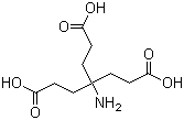 氨基甲烷三丙酸分子结构 (CAS 176738-98-0)