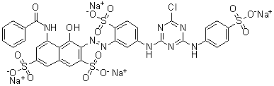 CAS # 17681-50-4, C.I. Reactive Red 4, Chemictive Red 8BH, Cibacron Brilliant Red 3B-A, Cibacron Red 3BA, Procion Brilliant Red H 7B, Procion Brilliant Red H 7BS, Reactive Red 4, TER 12