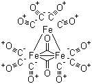 structure of CAS# 17685-52-8, 十二羰基三铁