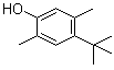 4-叔丁基-2,5-二甲基苯酚分子结构 (CAS 17696-37-6)