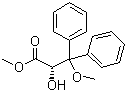 (S)-2-羟基-3-甲氧基-3,3-二苯基丙酸甲酯分子结构 (CAS 177036-78-1)