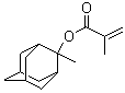 2-甲基-2-金刚烷基甲基丙烯酸酯分子结构 (CAS 177080-67-0)