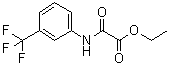 structure of CAS# 17738-86-2, Ethyl oxo[[3-(trifluoromethyl)phenyl]amino]acetate