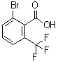 structure of CAS# 177420-64-3, 2-Bromo-6-(trifluoromethyl)benzoic acid