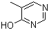 structure of CAS# 17758-52-0, 5-Methyl-4-hydroxypyrimidine