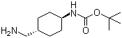 L-(4-氨甲基环己基)氨基甲酸叔丁酯分子结构 (CAS 177583-27-6)