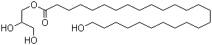 26-羟基二十六烷酸 2,3-二羟基丙酯分子结构 (CAS 177602-14-1)