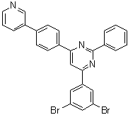 CAS # 1776083-02-3, 4-(3,5-Dibromophenyl)-2-phenyl-6-[4-(3-pyridinyl)phenyl]pyrimidine