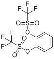 邻苯二酚双(三氟甲烷磺酸酯)分子结构 (CAS 17763-91-6)