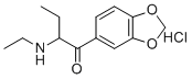 structure of CAS# 17764-18-0, Eutylone hydrochloride