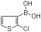 2-氯噻吩-3-硼酸分子结构 (CAS 177734-82-6)