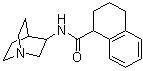 N-1-氮杂二环[2.2.2]辛烷-3-基-1,2,3,4-四氢-1-萘甲酰胺分子结构 (CAS 177793-81-6)