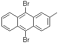 9,10-二溴-2-甲基蒽分子结构 (CAS 177839-45-1)