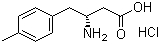 (R)-3-氨基-4-(4-甲基苯基)丁酸盐酸盐分子结构 (CAS 177839-85-9)