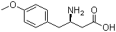 (R)-3-氨基-4-(4-甲氧基苯基)丁酸分子结构 (CAS 177839-86-0)