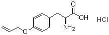 O-2-丙烯基-L-酪氨酸盐酸盐分子结构 (CAS 177842-05-6)