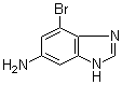 7-溴-1H-苯并咪唑-5-胺分子结构 (CAS 177843-73-1)