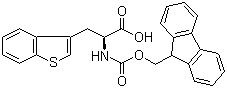 structure of CAS# 177966-60-8, Fmoc-L-3-(3-苯并噻吩基)丙氨酸