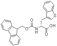 (alphaR)-alpha-[[(9H-芴-9-基甲氧基)羰基]氨基]苯并[b]噻吩-3-丙酸分子结构 (CAS 177966-61-9)