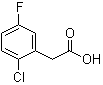structure of CAS# 177985-33-0, 2-氯-5-氟苯乙酸