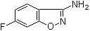 3-氨基-6-氟-1,2-苯并异恶唑分子结构 (CAS 177995-38-9)