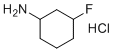 3-氟环己烷-1-胺盐酸盐分子结构 (CAS 1780812-51-2)