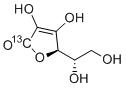 L-抗坏血酸-1-<sup>13</sup>C分子结构 (CAS 178101-88-7)