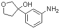 3-(3-氨基苯基)四氢-3-呋喃醇分子结构 (CAS 1781194-73-7)