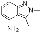 structure of CAS# 1782433-66-2, 2,3-二甲基-2H-吲唑-4-胺