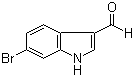 structure of CAS# 17826-04-9, 6-溴吲哚-3-甲醛