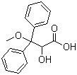 structure of CAS# 178306-51-9, 2-羟基-3-甲氧基-3,3-二苯基丙酸
