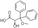 structure of CAS# 178306-52-0, (S)-2-羟基-3-甲氧基-3,3-二苯基丙酸