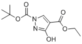 structure of CAS# 178424-17-4, 1-叔-丁基4-乙基3-羟基-1H-吡唑-1,4-二羧酸酯