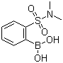2-(二甲基氨基磺酰基)苯硼酸分子结构 (CAS 178432-25-2)