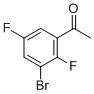 1-(3-Bromo-2,5-difluorophenyl)ethanone molecular structure (CAS 1784372-76-4)