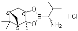 structure of CAS# 178455-04-4, (3aS,4S,6S,7aR)-六氢-3a,5,5-三甲基-alpha-[(1R)-异丙基]-4,6-甲桥-1,3,2-苯并二氧硼杂环戊烷-2-甲胺盐酸盐