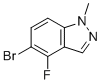 5-溴-4-氟-1-甲基-1h-吲唑分子结构 (CAS 1784678-61-0)